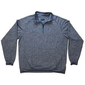 William Murray 1/4 Zip - Golf Pullover- Mens XXL - Heather Gray - Warm - NICE